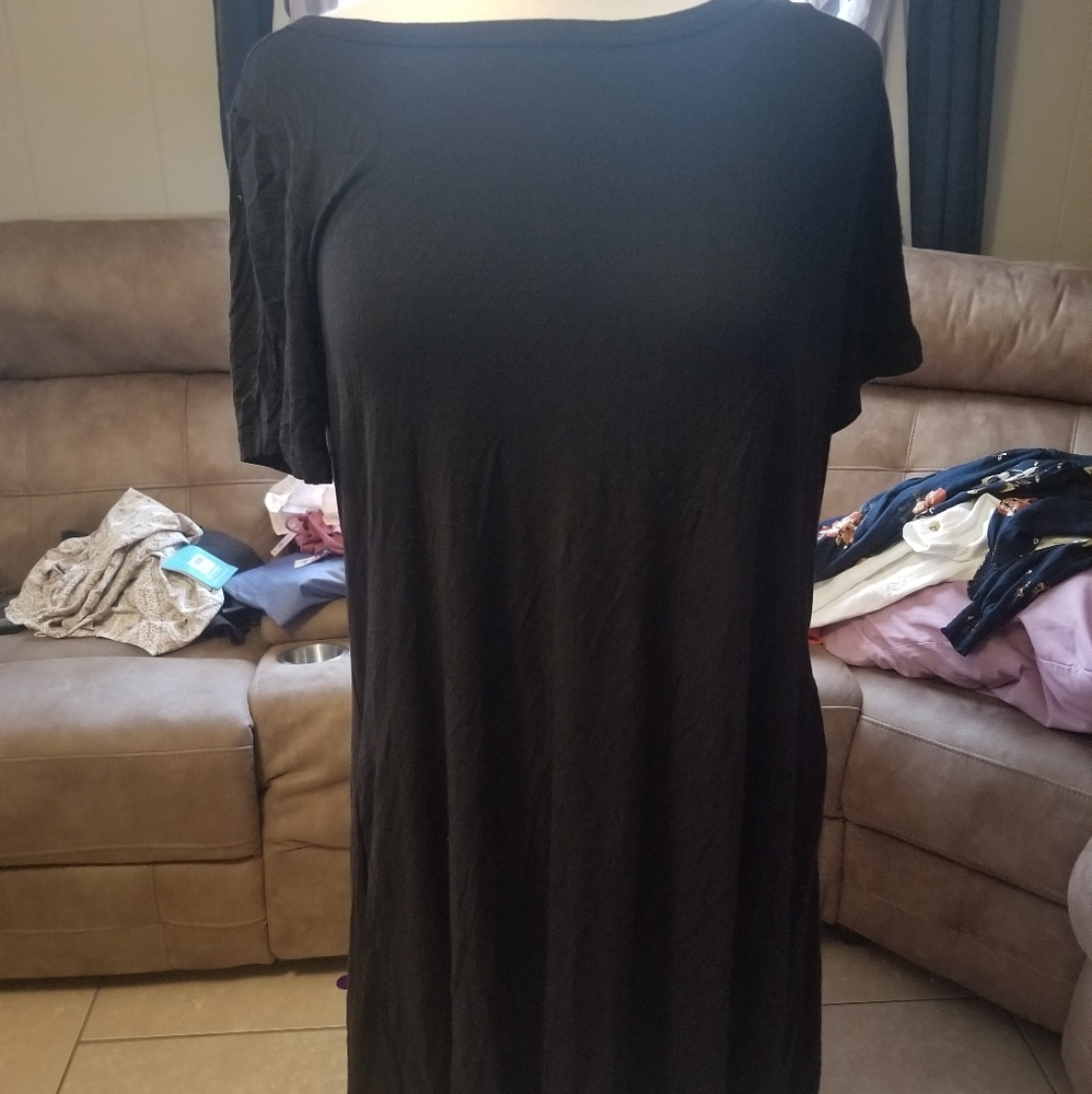 XL black dress